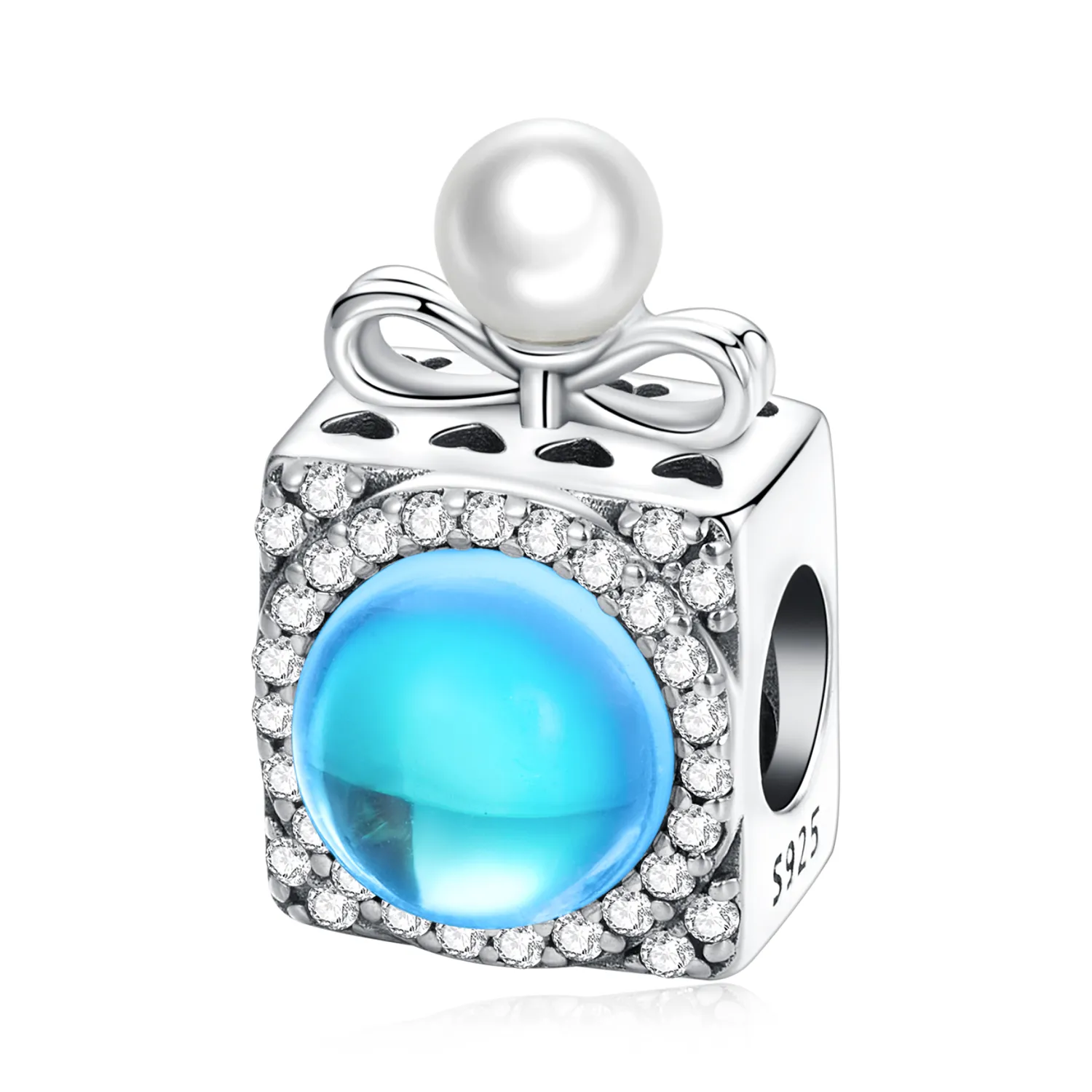 pandora style exquisite perfume bottle charm scc2273