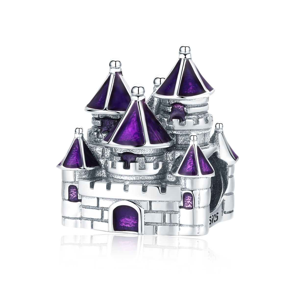 pandora style fairy tale castle charm bsc122