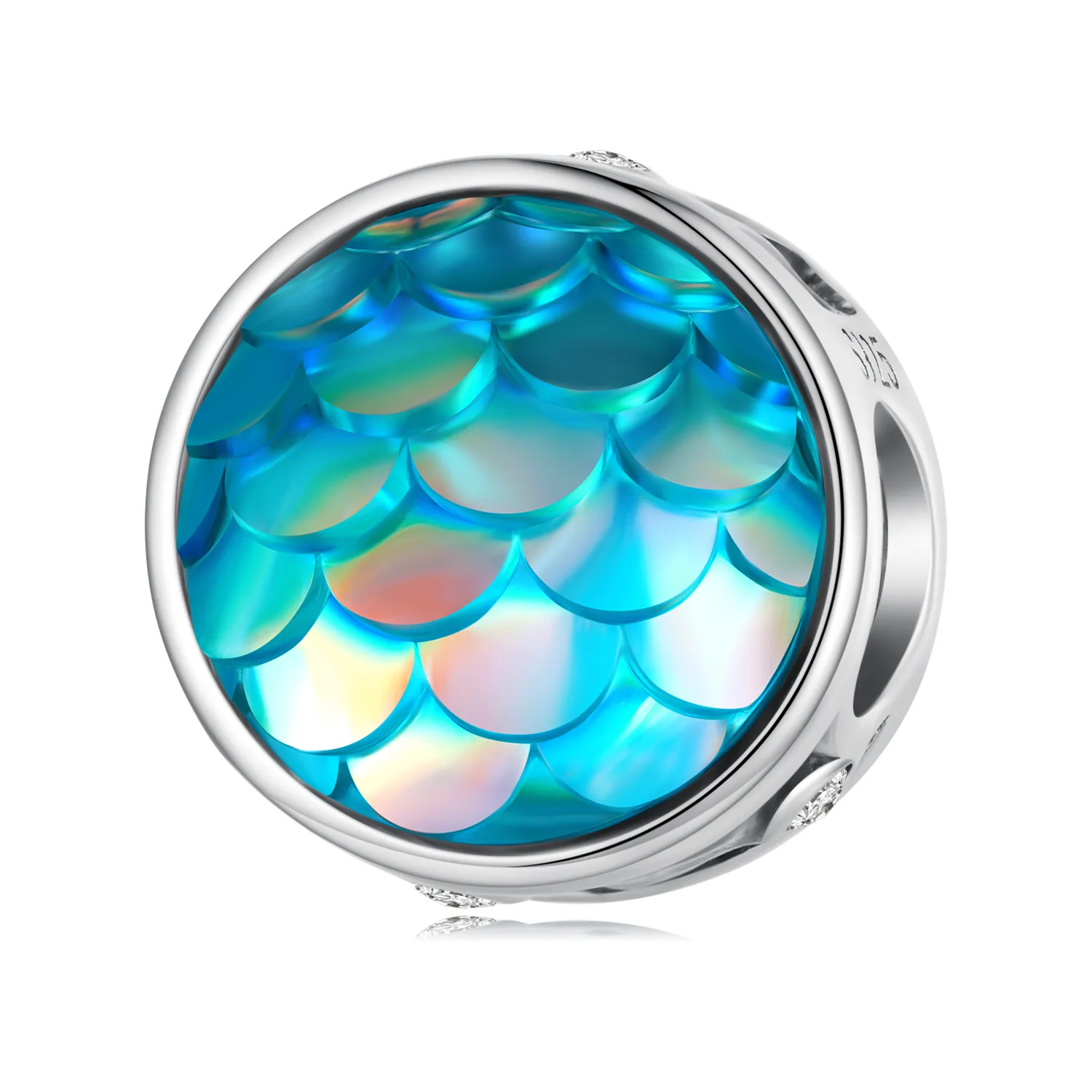 pandora style fish scales charm scc2412