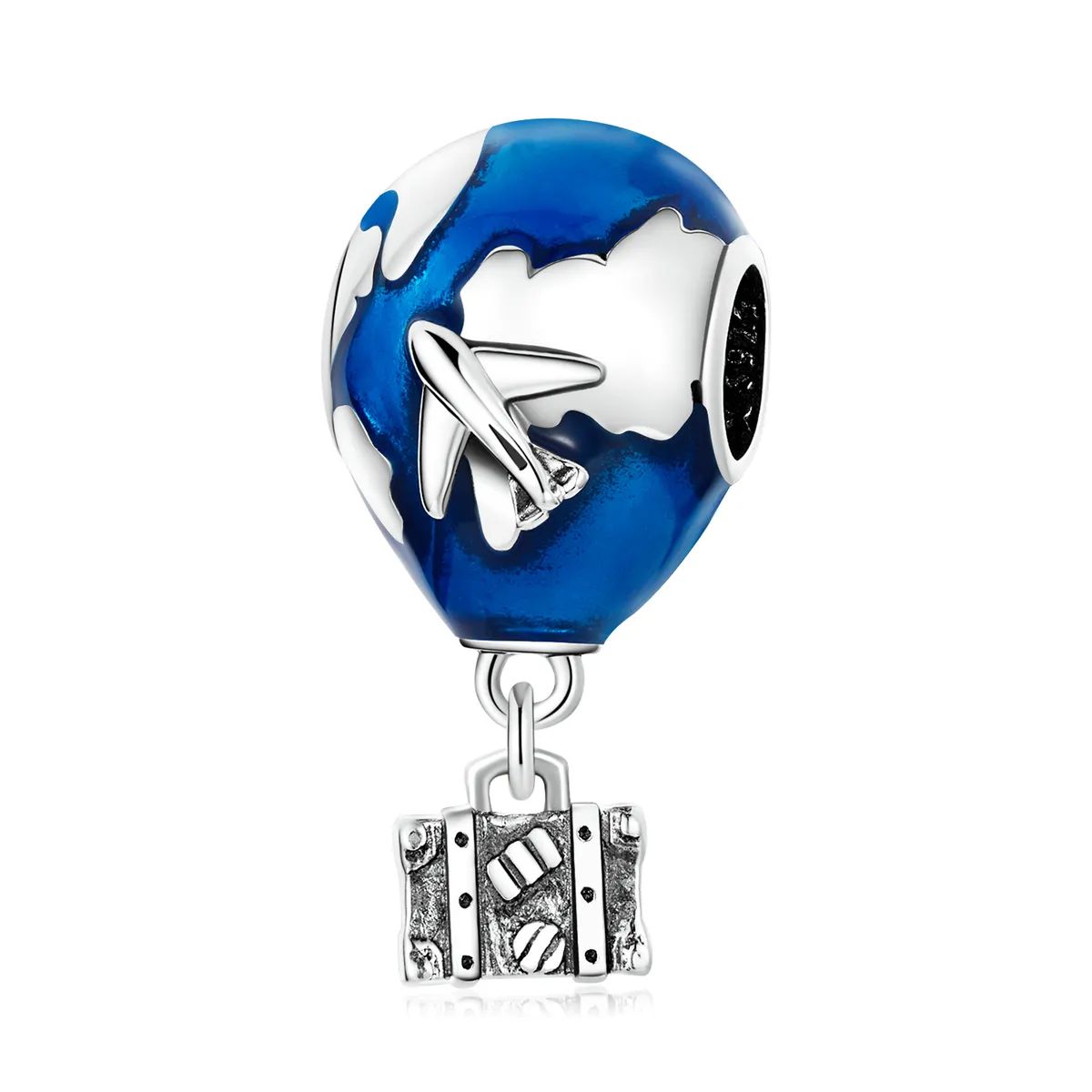 pandora style globetrotter hot air balloon charm scc2028