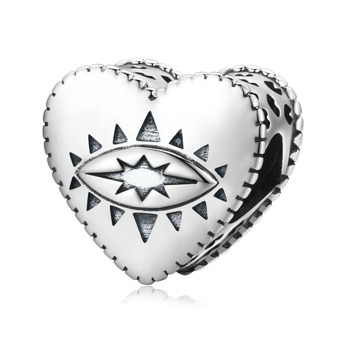 PANDORA Style Heart Demon Eye Charm - SCC1987