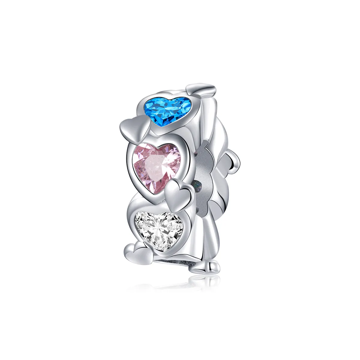 pandora style heart to heart charm bsc408