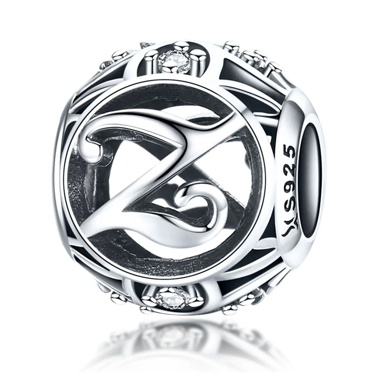 pandora style letter z charm scc738 z