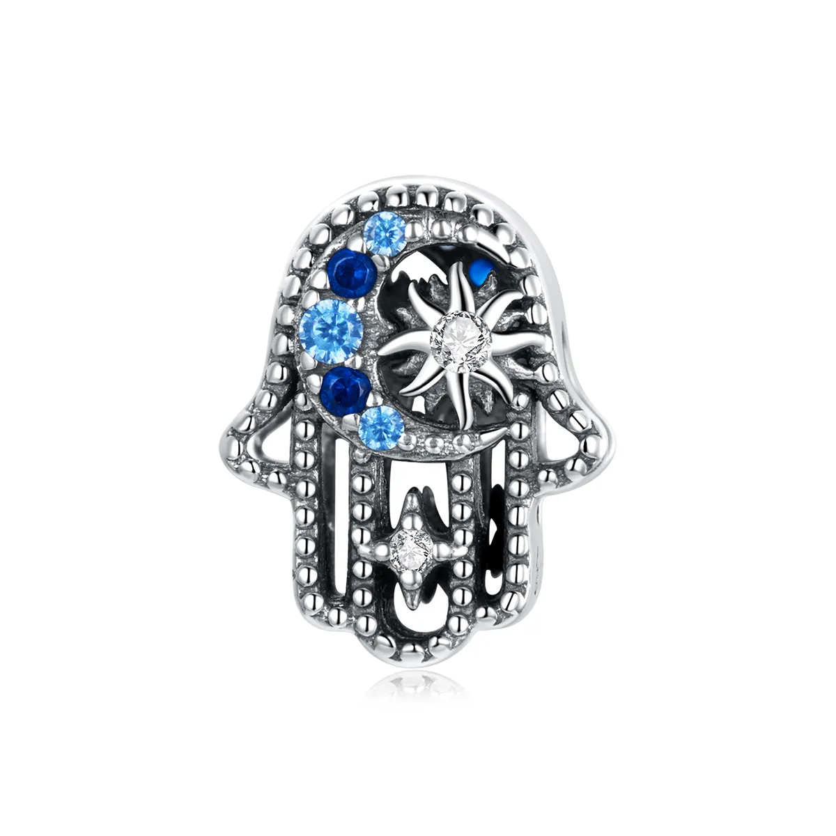 pandora style lucky hand charm bsc440