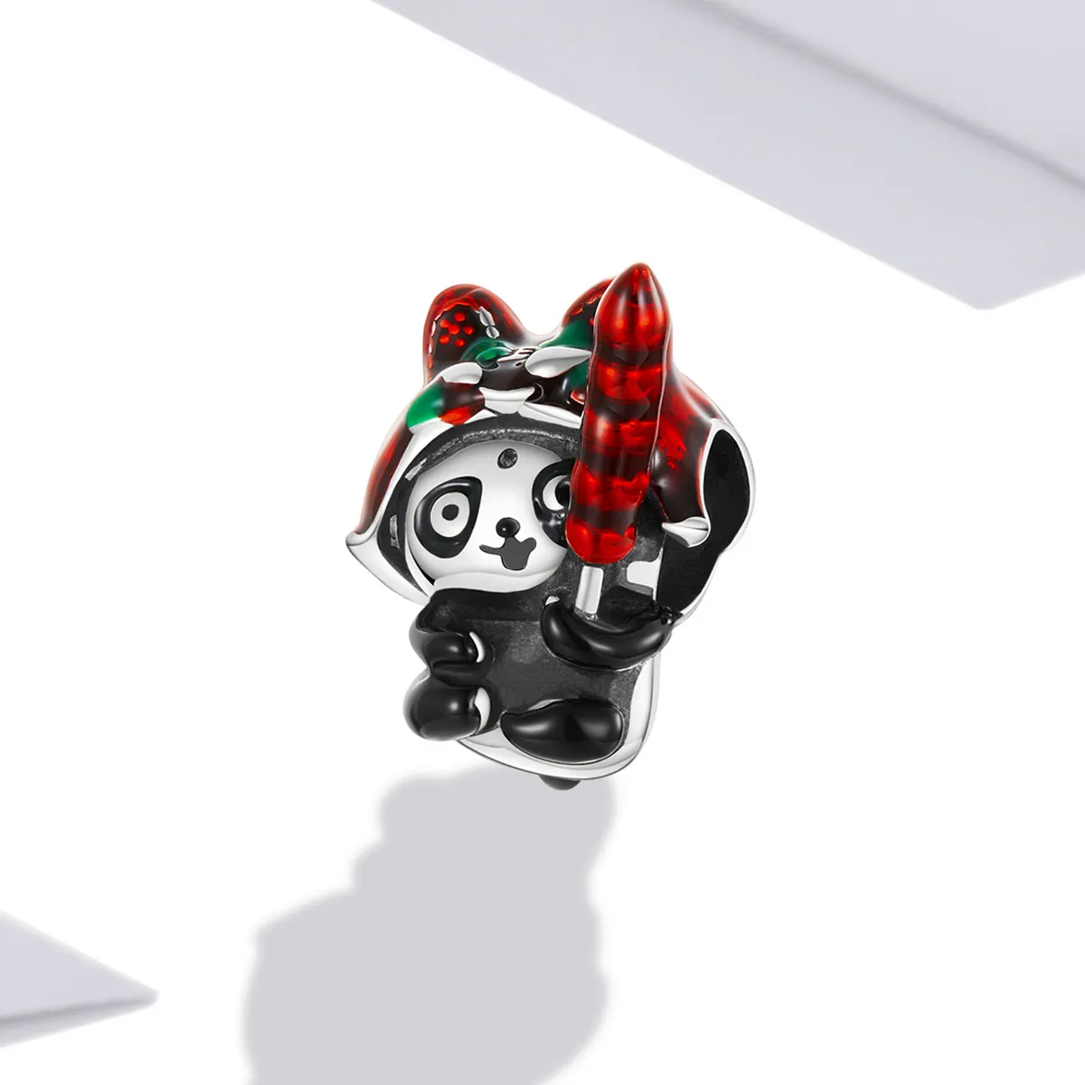 PANDORA Style Panda With Tiger Hat Charm - SCC2105