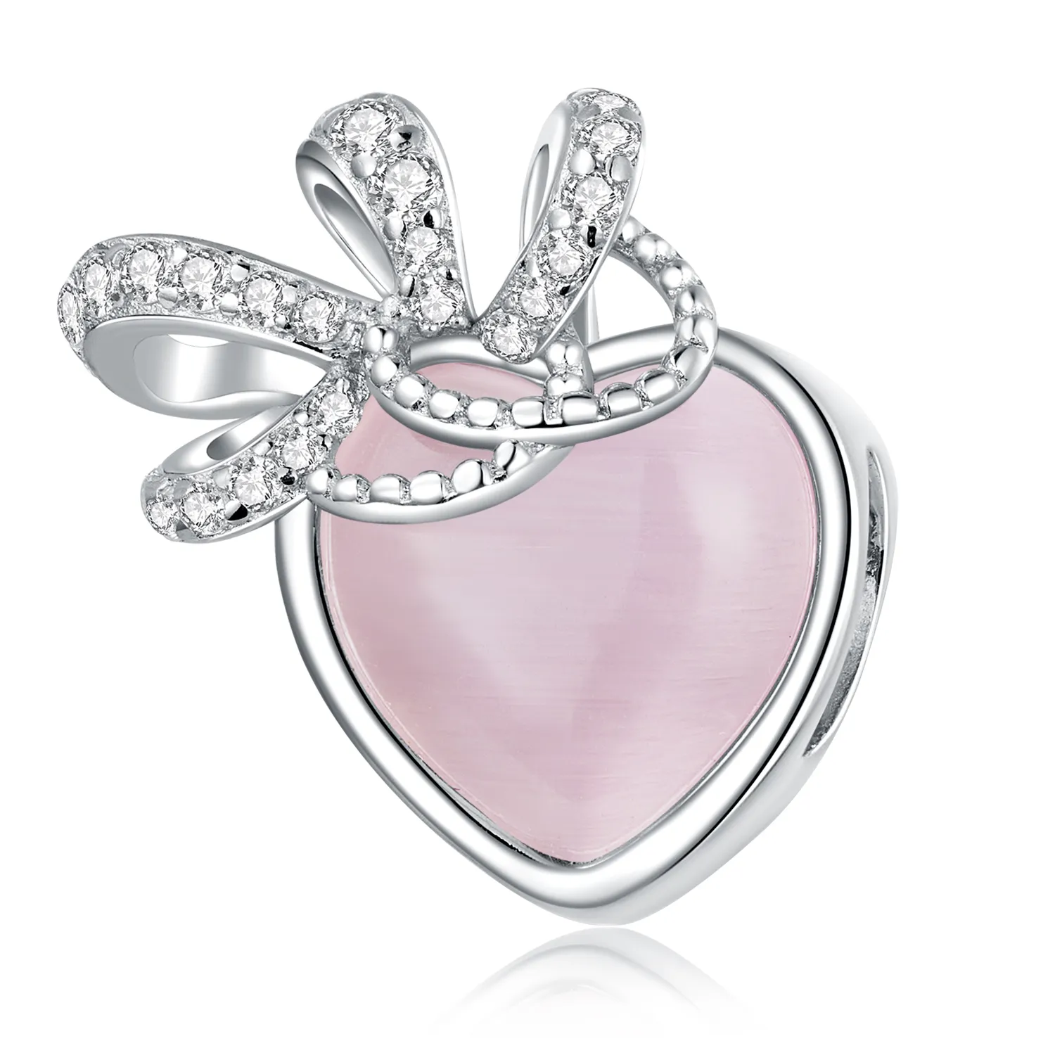 PANDORA Style Pink Heart Charm - SCC2261