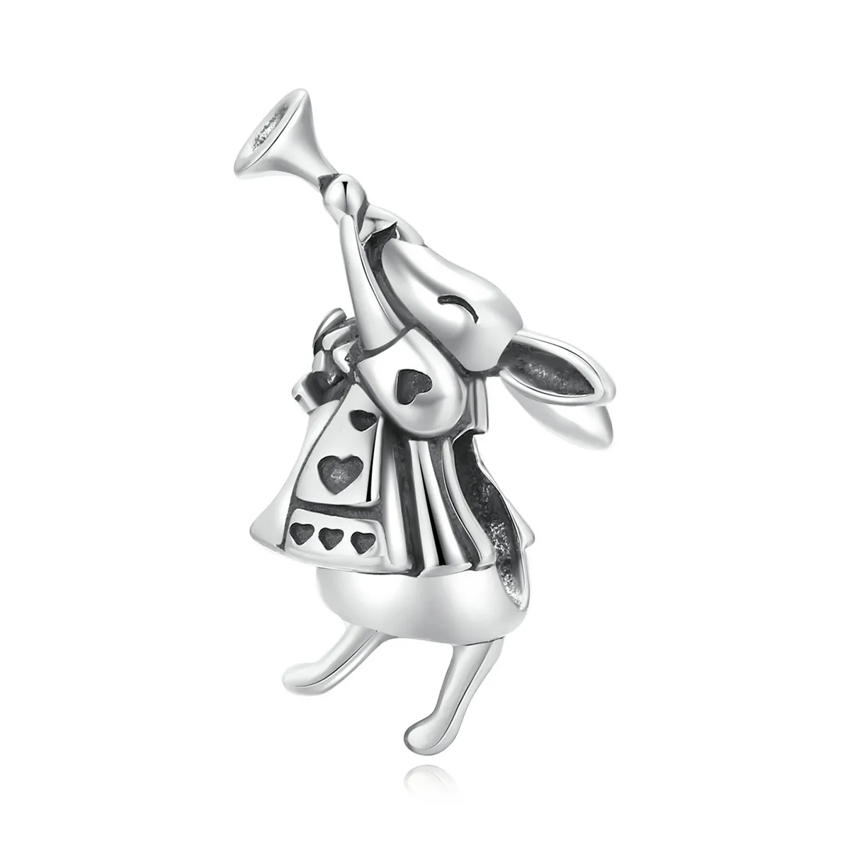 pandora style playful rabbit charm scc2045