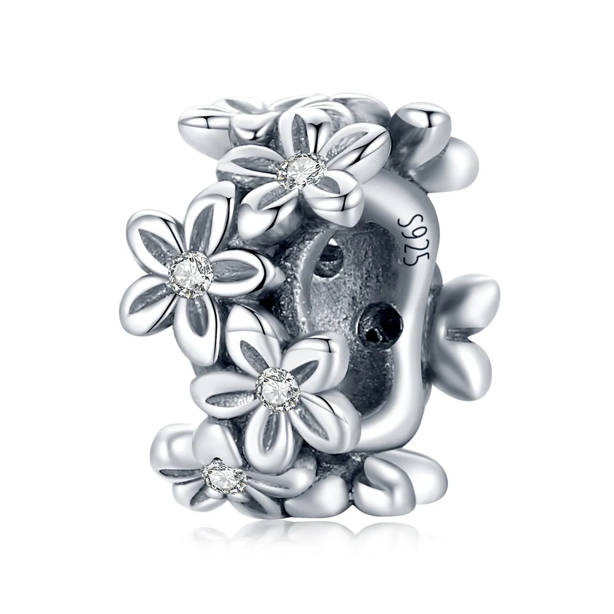 PANDORA Style Retro Flowers Charm - SCC1938