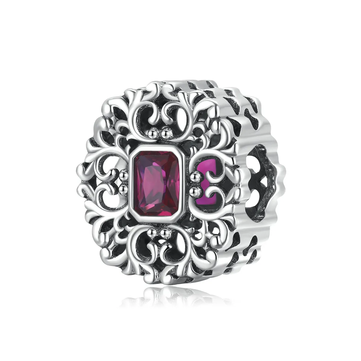 PANDORA Style Retro Pattern - Zirconium Charm - SCC2152