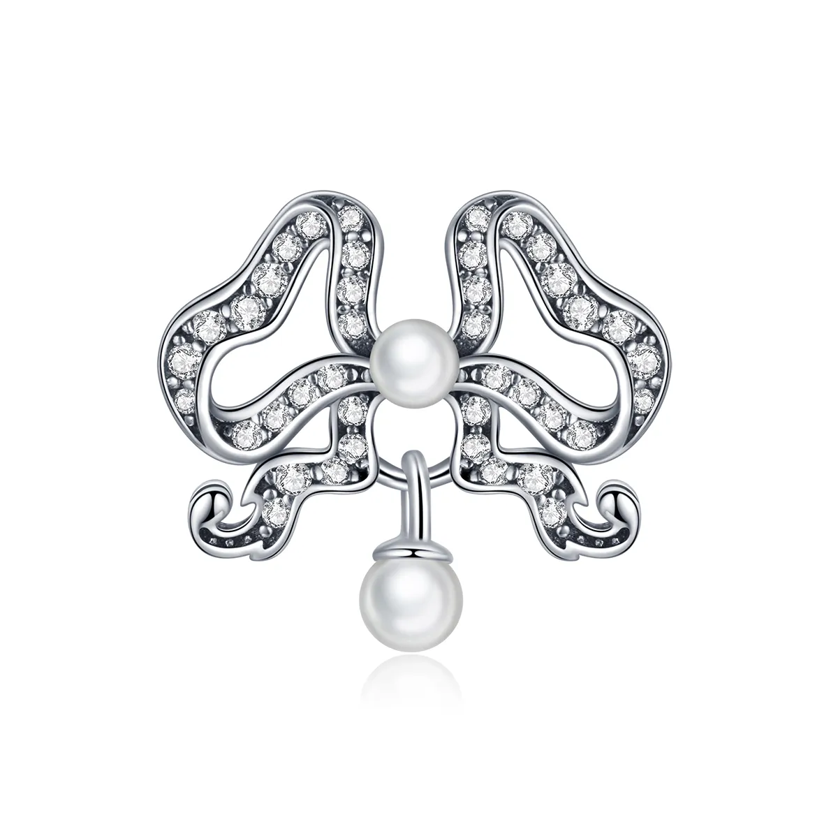 PANDORA Style Romantic Bowtie Charm - SCC1785