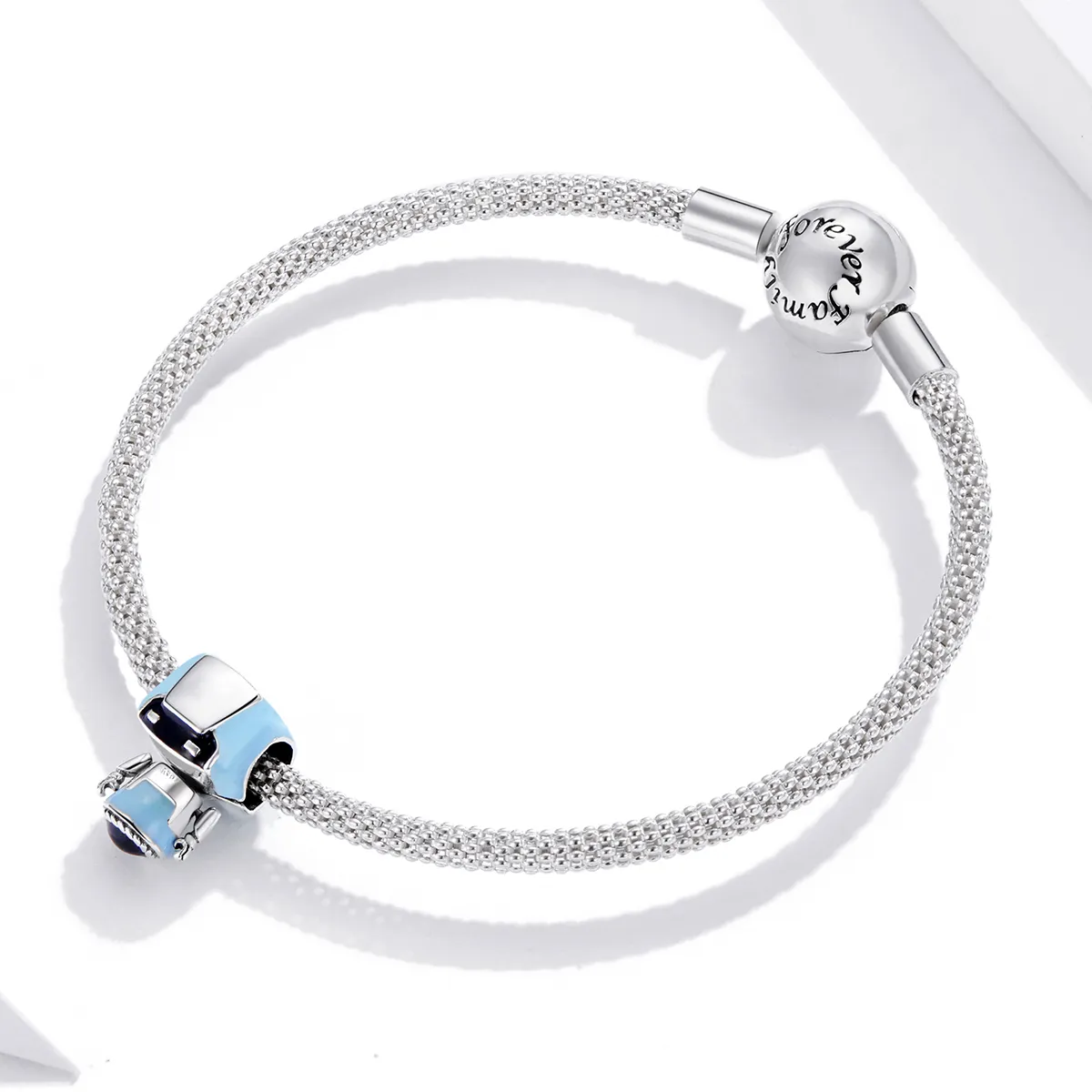 PANDORA Style Sapphire Robot Charm - SCC1773