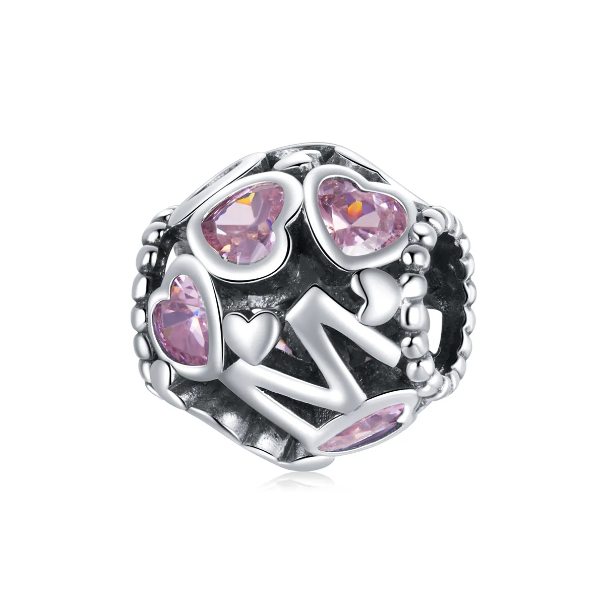 PANDORA Style Spherical Heart Charm - BSC421