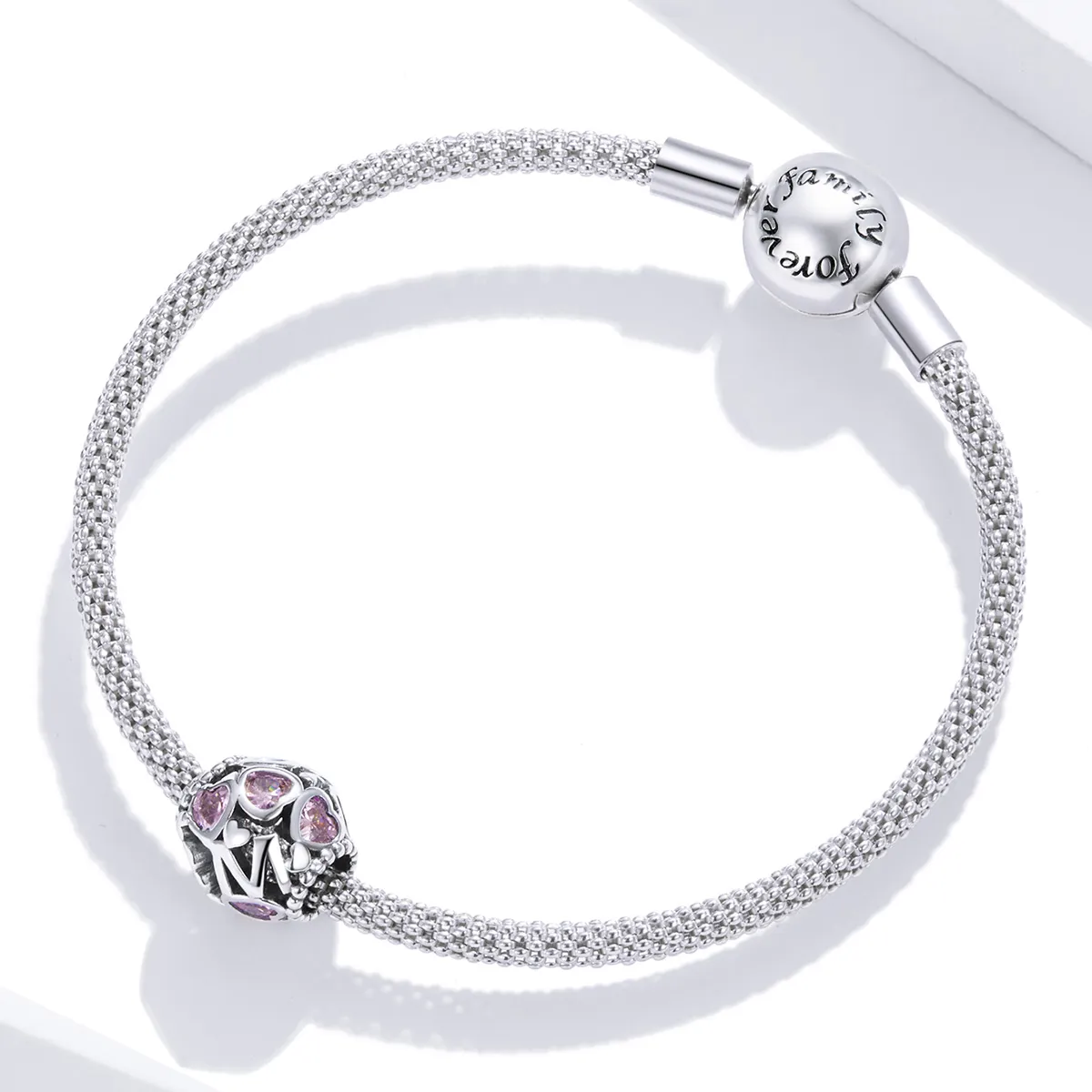 PANDORA Style Spherical Heart Charm - BSC421