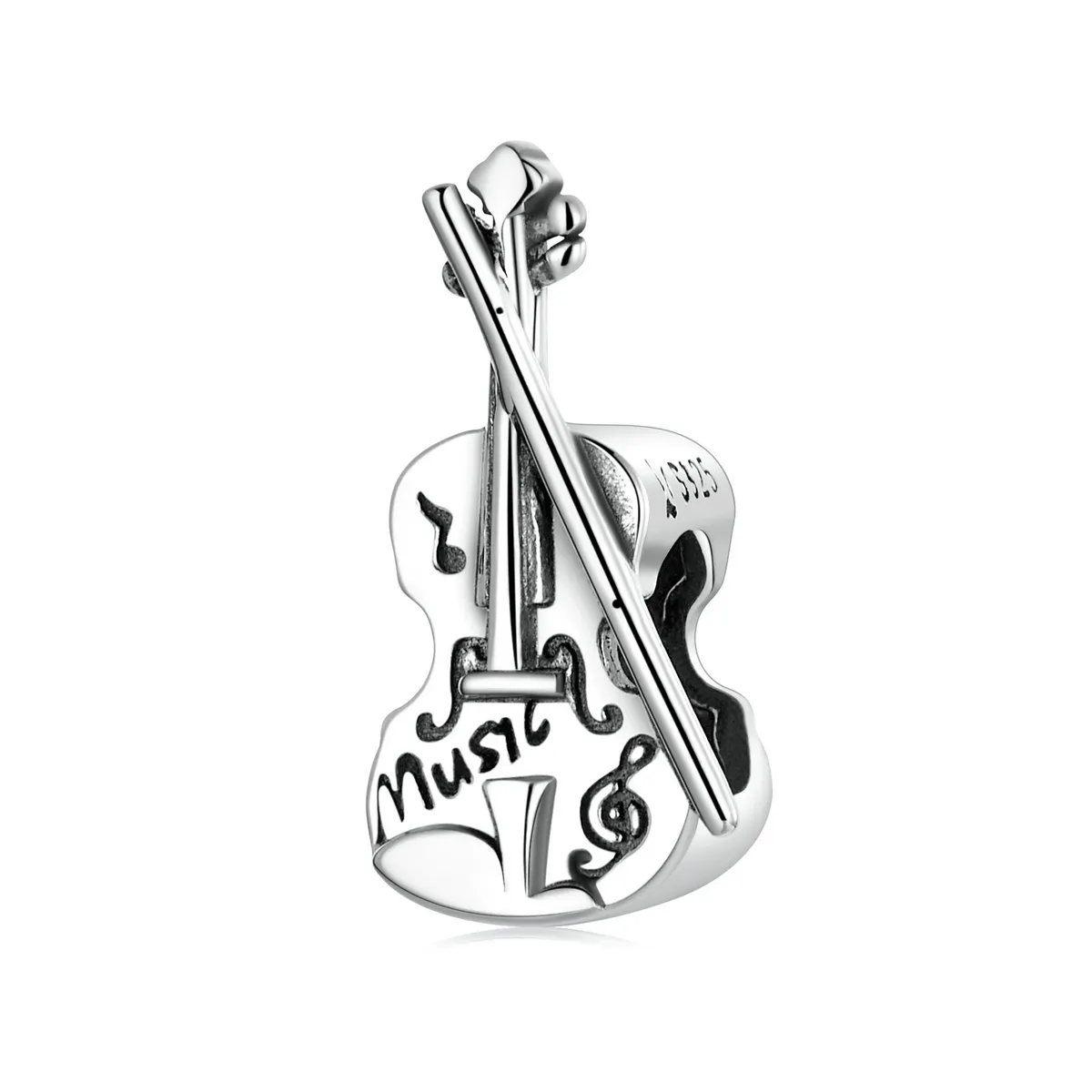 pandora style vintage violin charm scc2077