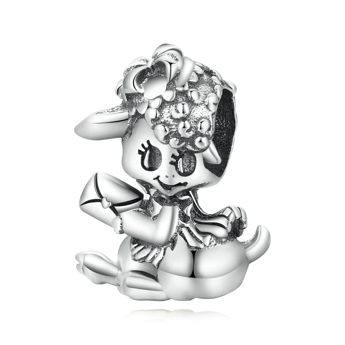 pandora style western style little sheep charm scc2043