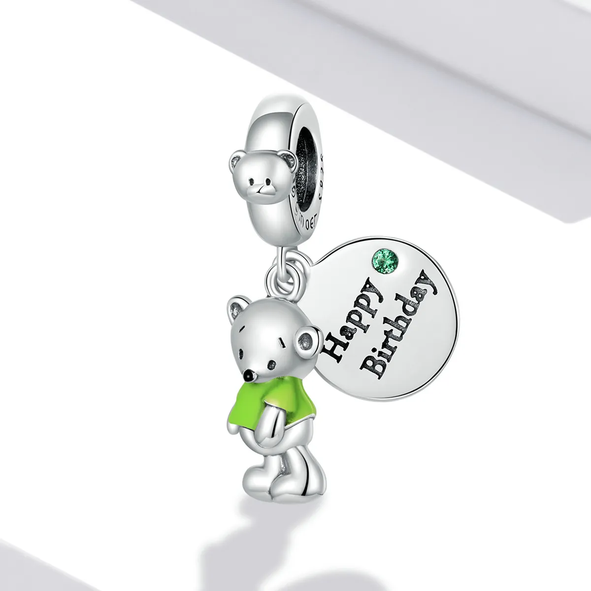 PANDORA Style Birthday Bear Dangle Charm - BSC560