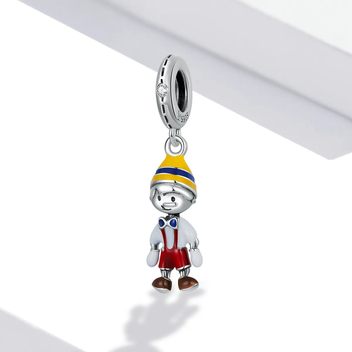 PANDORA Style Boy's Overalls Dangle Charm - SCC2083