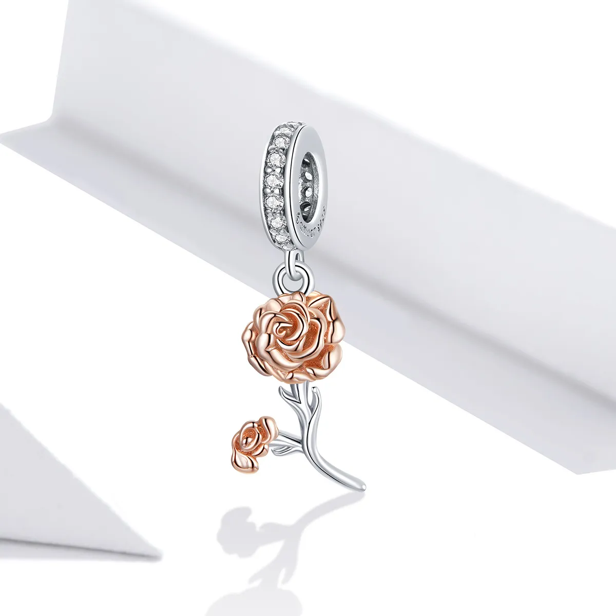 PANDORA Style Carnation Dangle Charm - BSC422