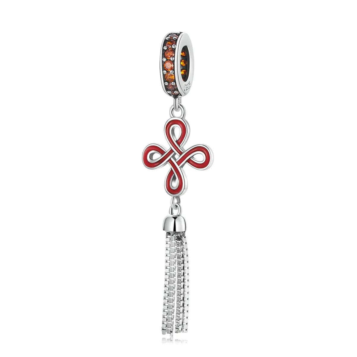 PANDORA Style Chinese Knot Dangle Charm - SCC2069