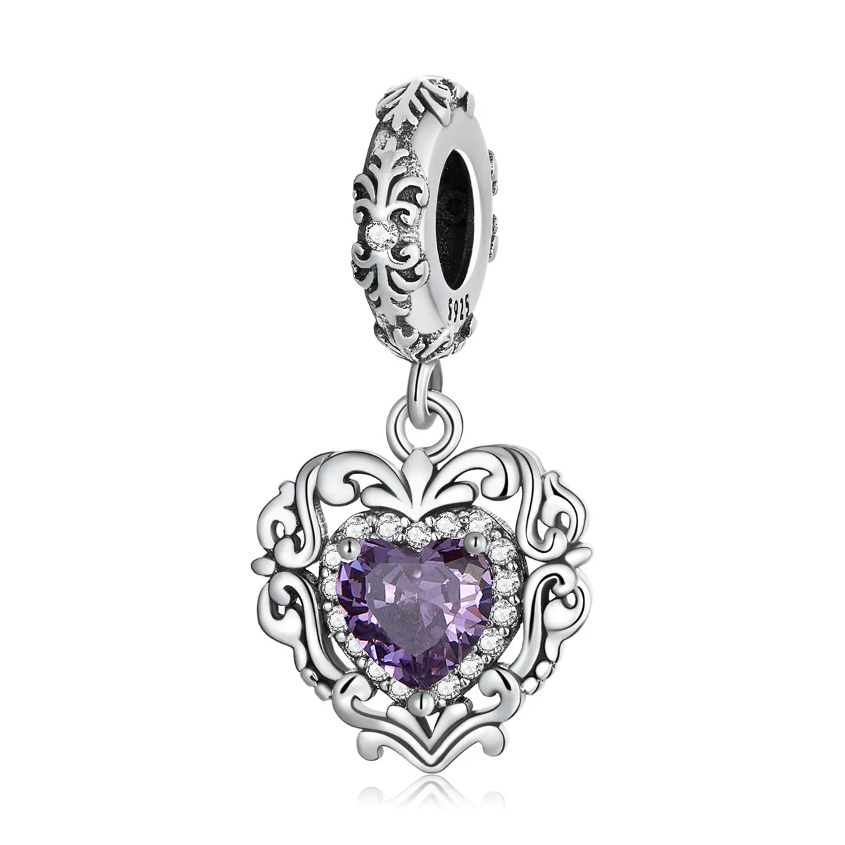 pandora style classical love dangle charm scc2181