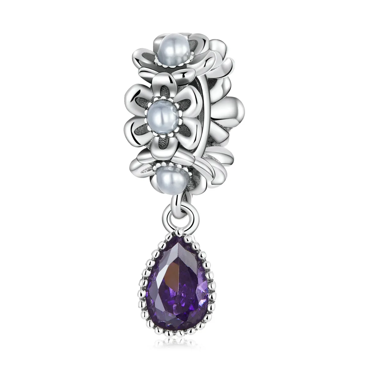 PANDORA Style Classical Water Drop Dangle Charm - SCC2180