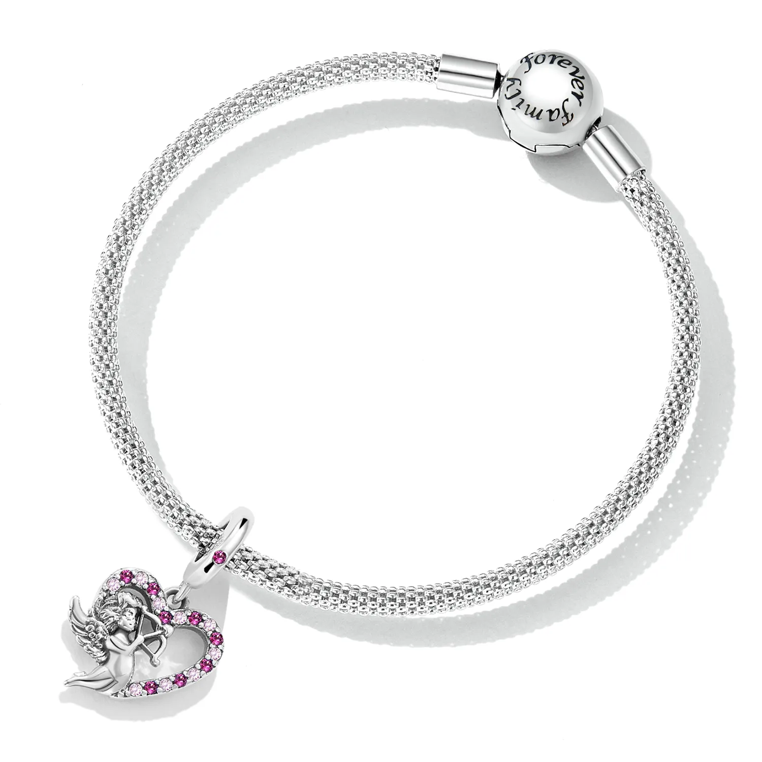 PANDORA Style Cupid Heart Dangle Charm - SCC2324