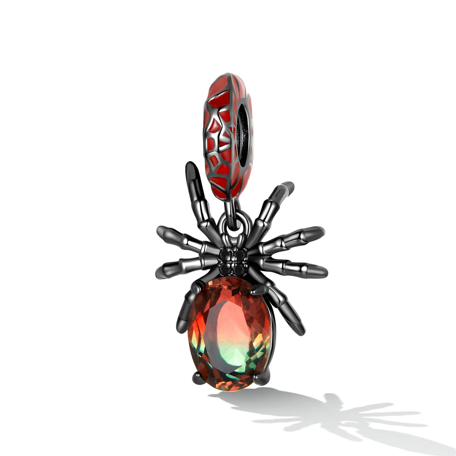 PANDORA Style Dark Spider Dangle Charm - SCC2292