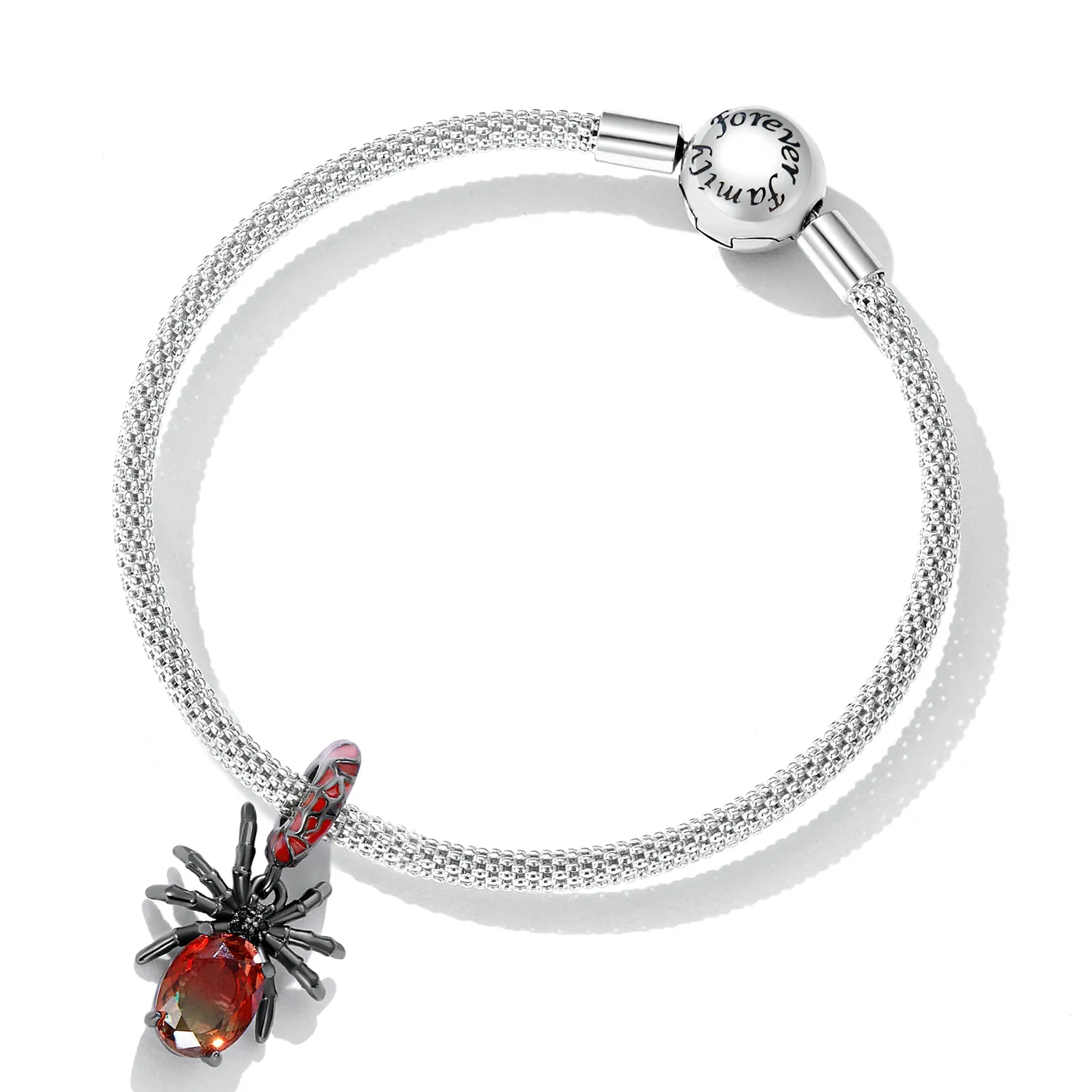 PANDORA Style Dark Spider Dangle Charm - SCC2292