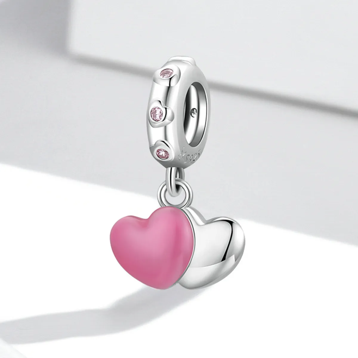 PANDORA Style Double Love Dangle Charm - SCC2006