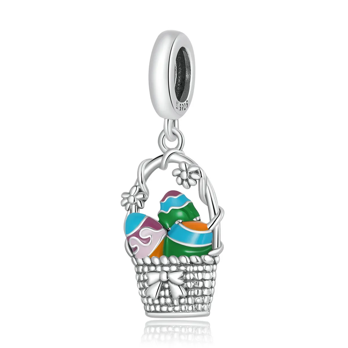 PANDORA Style Egg Basket Dangle Charm - SCC2118