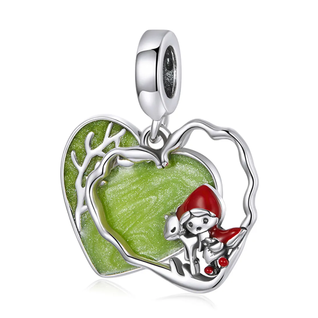 pandora style fairy forest dangle charm scc1892