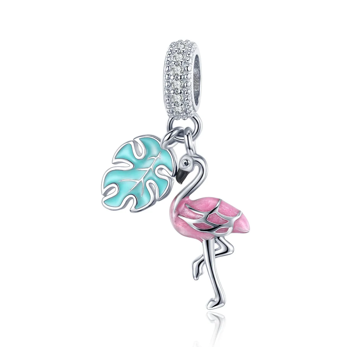 PANDORA Style Flamingo Dangle Charm - BSC277