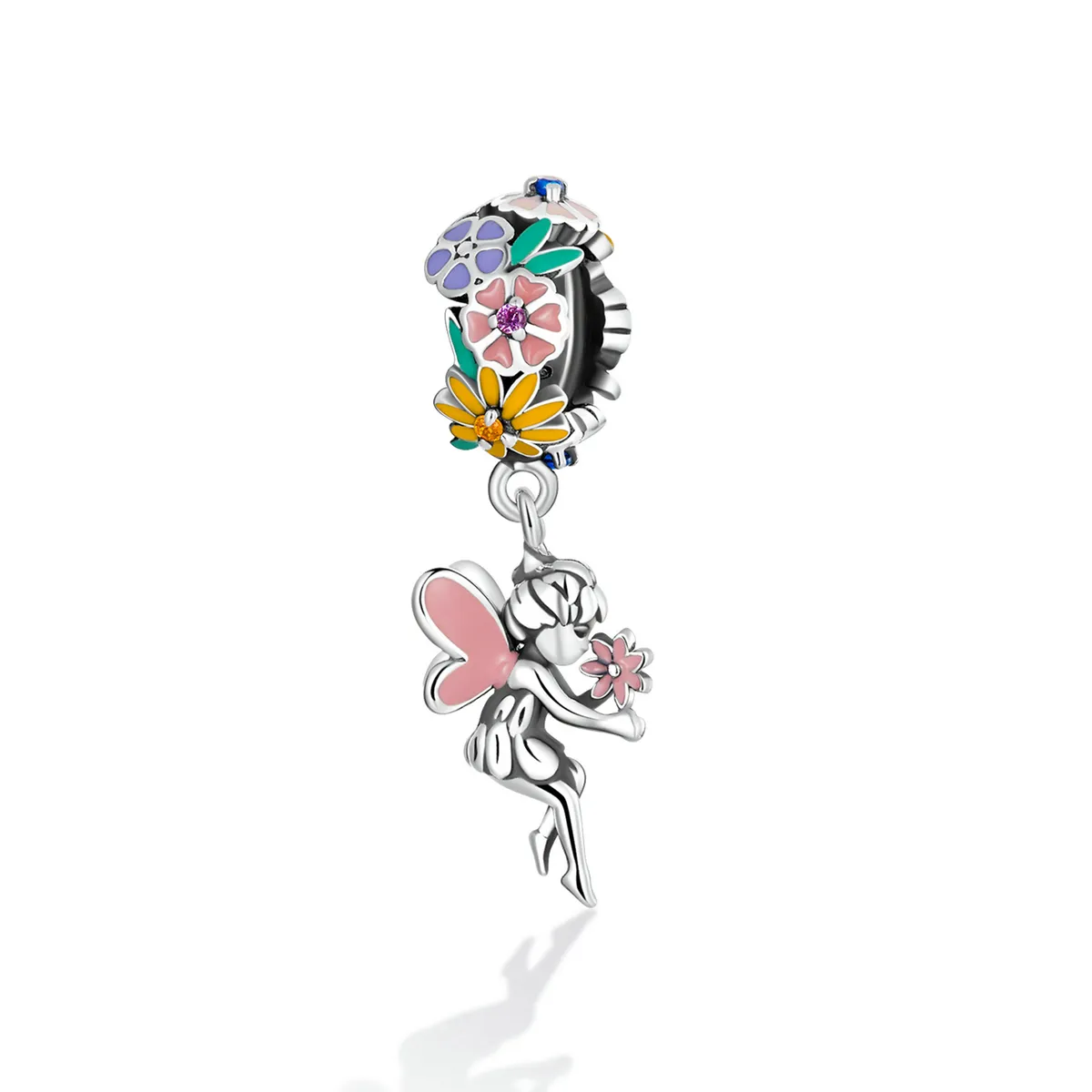 PANDORA Style Flower Elf Dangle Charm - BSC592