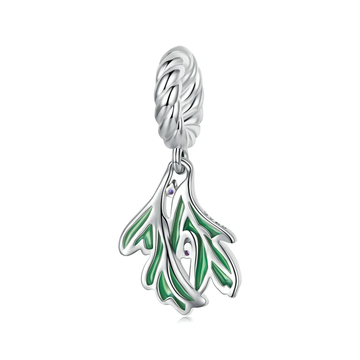 PANDORA Style Fresh Leaves Dangle Charm - SCC2295