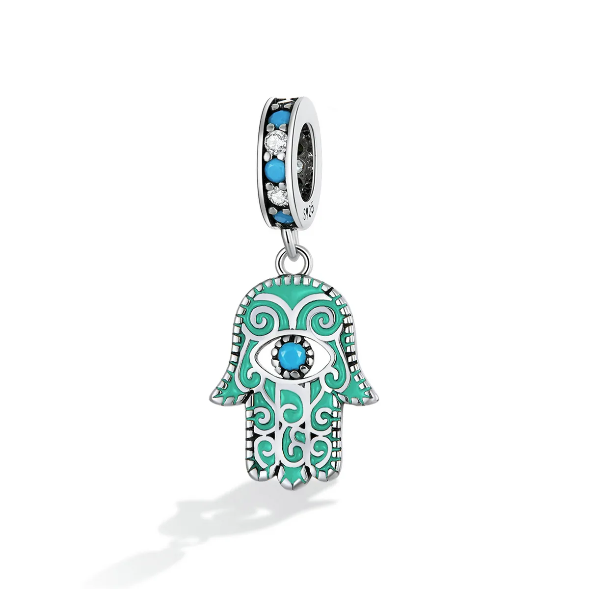 PANDORA Style Hand of Fatima Dangle Charm - BSC593