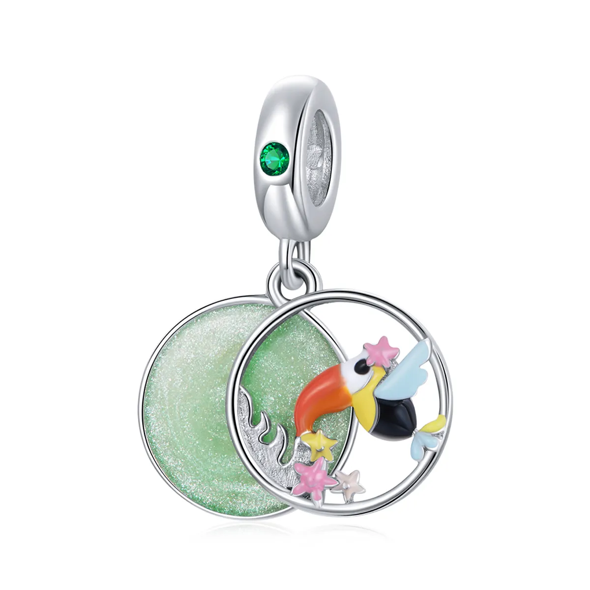 PANDORA Style Happy Toucan Dangle Charm - BSC449