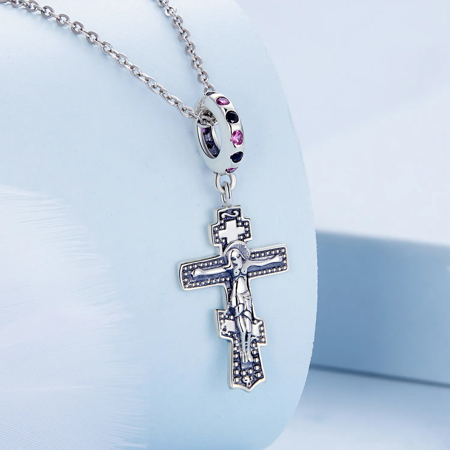 PANDORA Style Jesus Cross Dangle Charm - BSC668