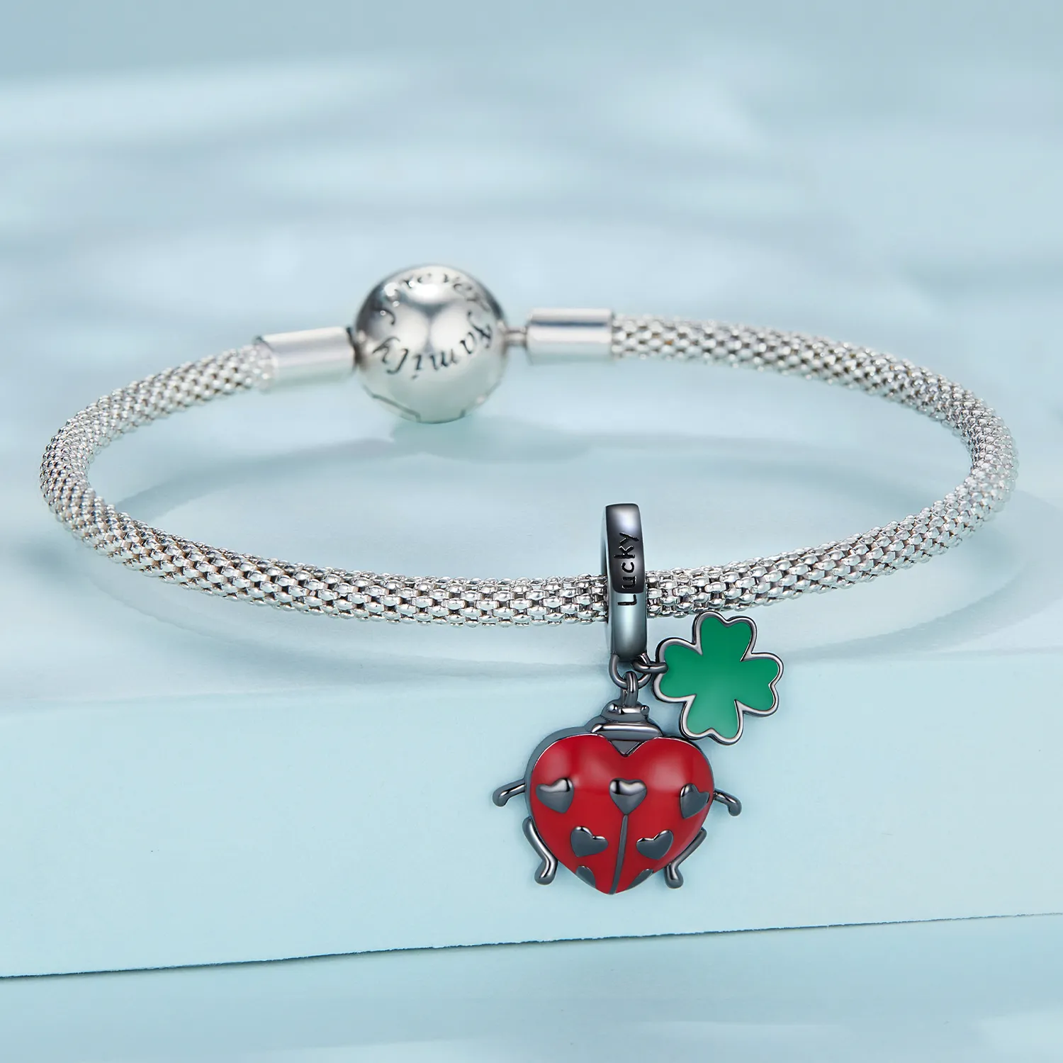 PANDORA Style Ladybug Dangle Charm - SCC2411