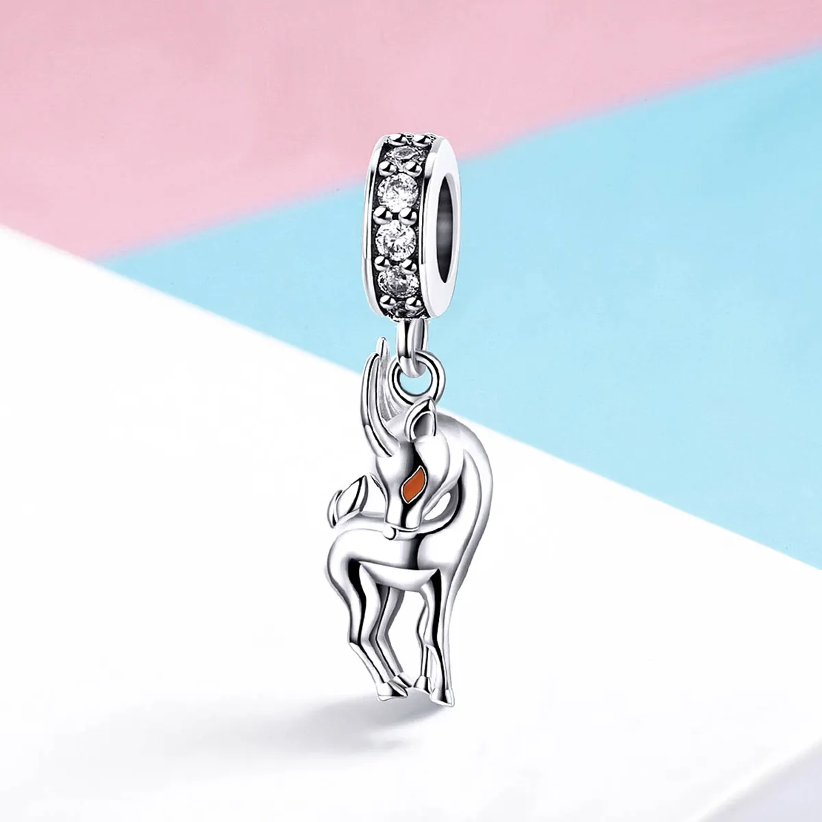 PANDORA Style Last Tibetan Antelope Dangle Charm - BSC046