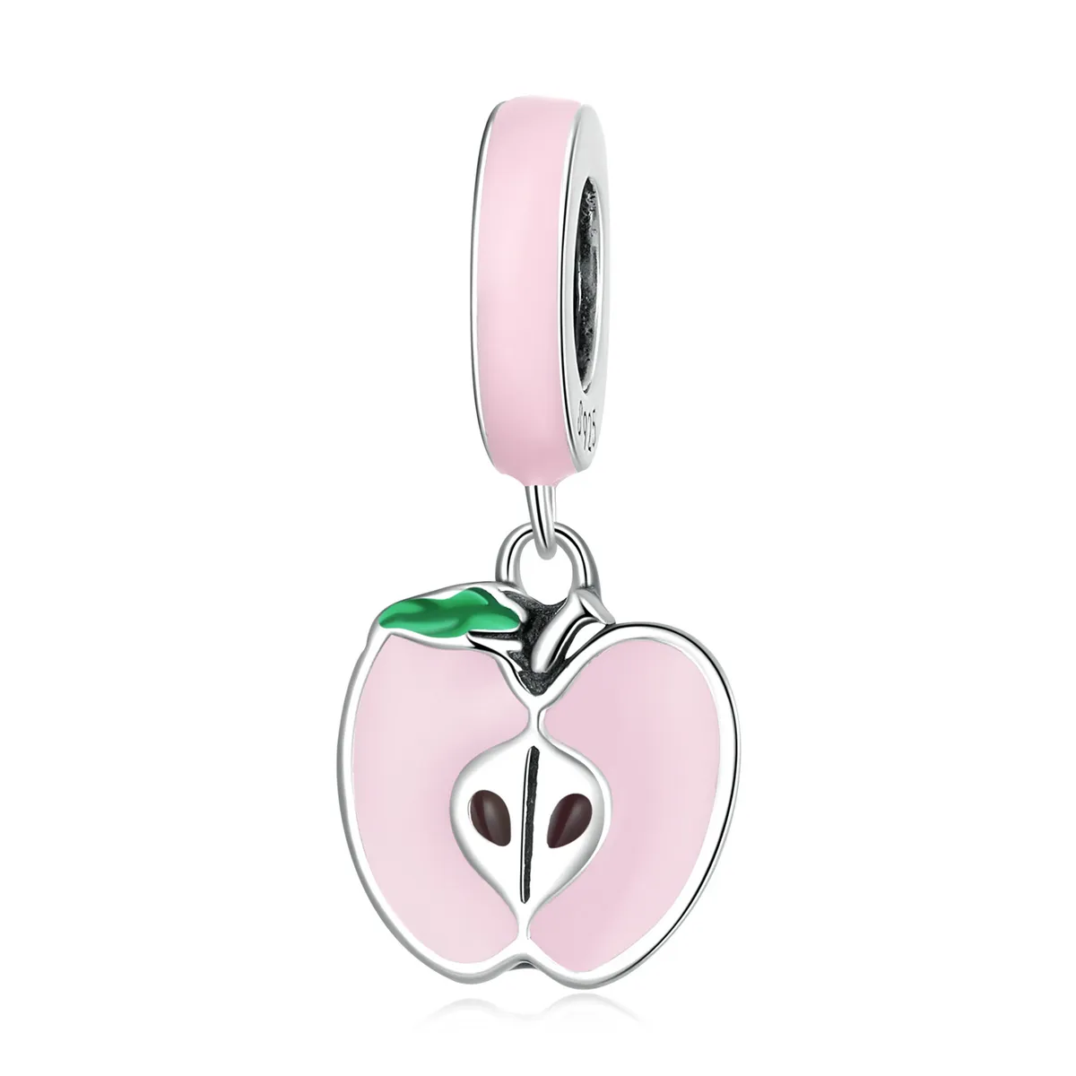 pandora style little apple dangle charm scc2226