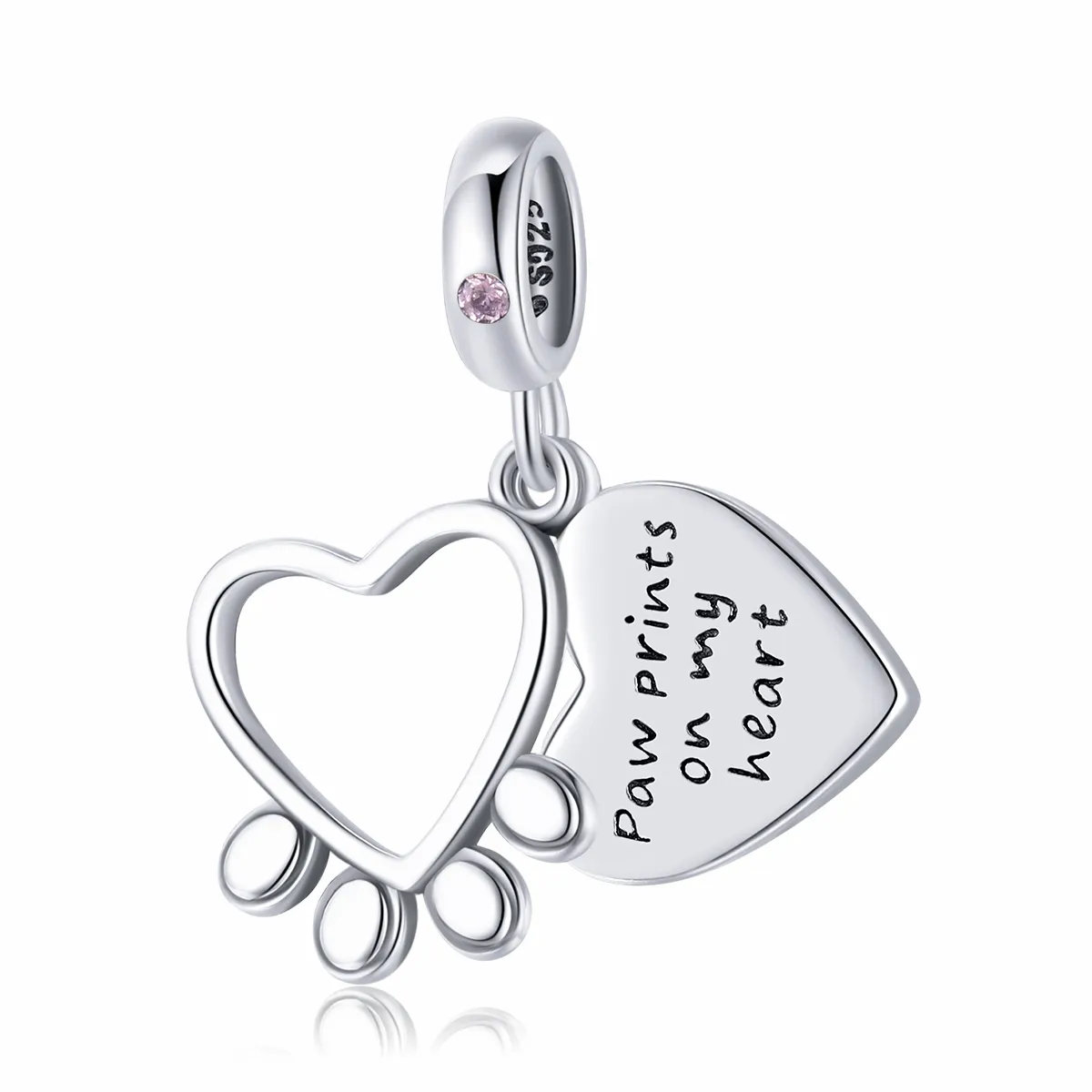 pandora style love claws dangle charm bsc511