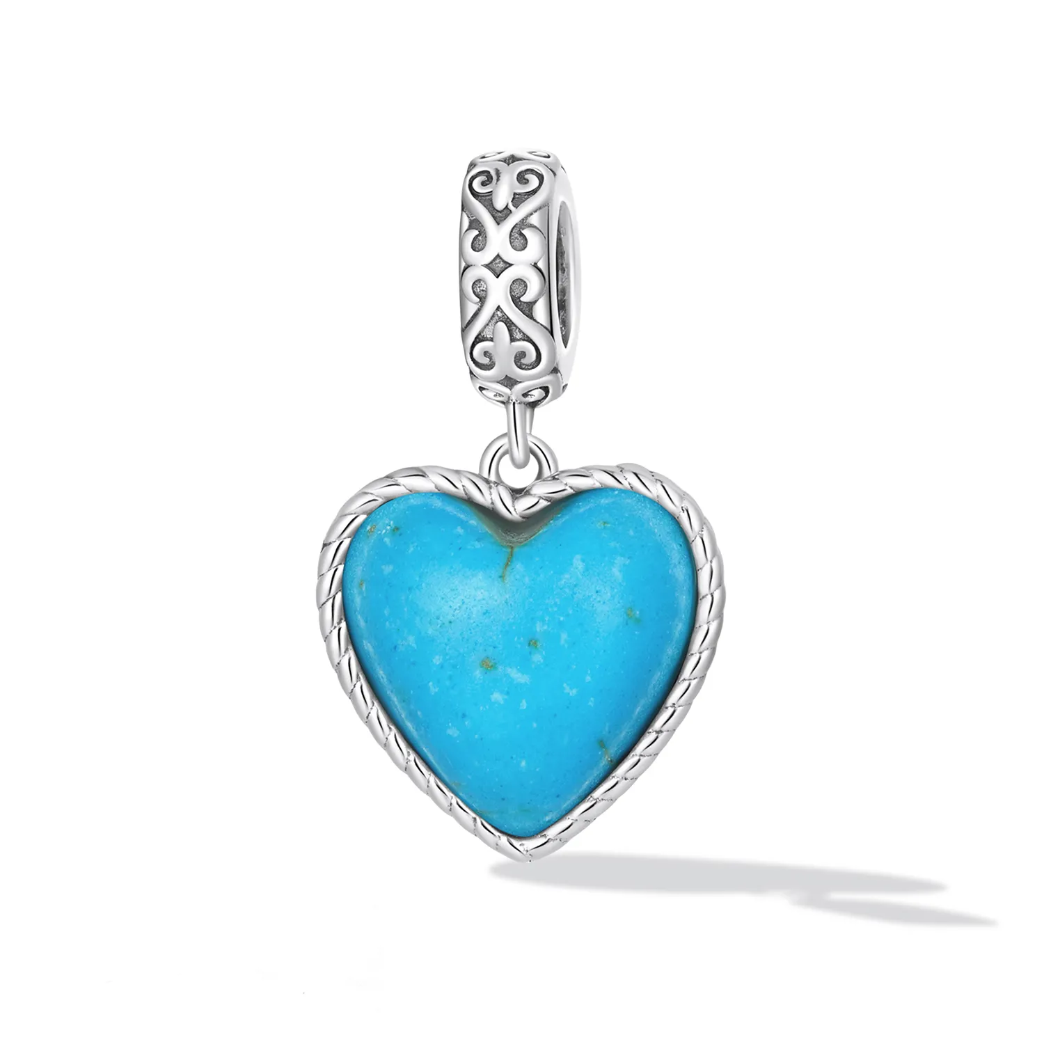 PANDORA Style Love Turquoise Dangle Charm - SCC2227