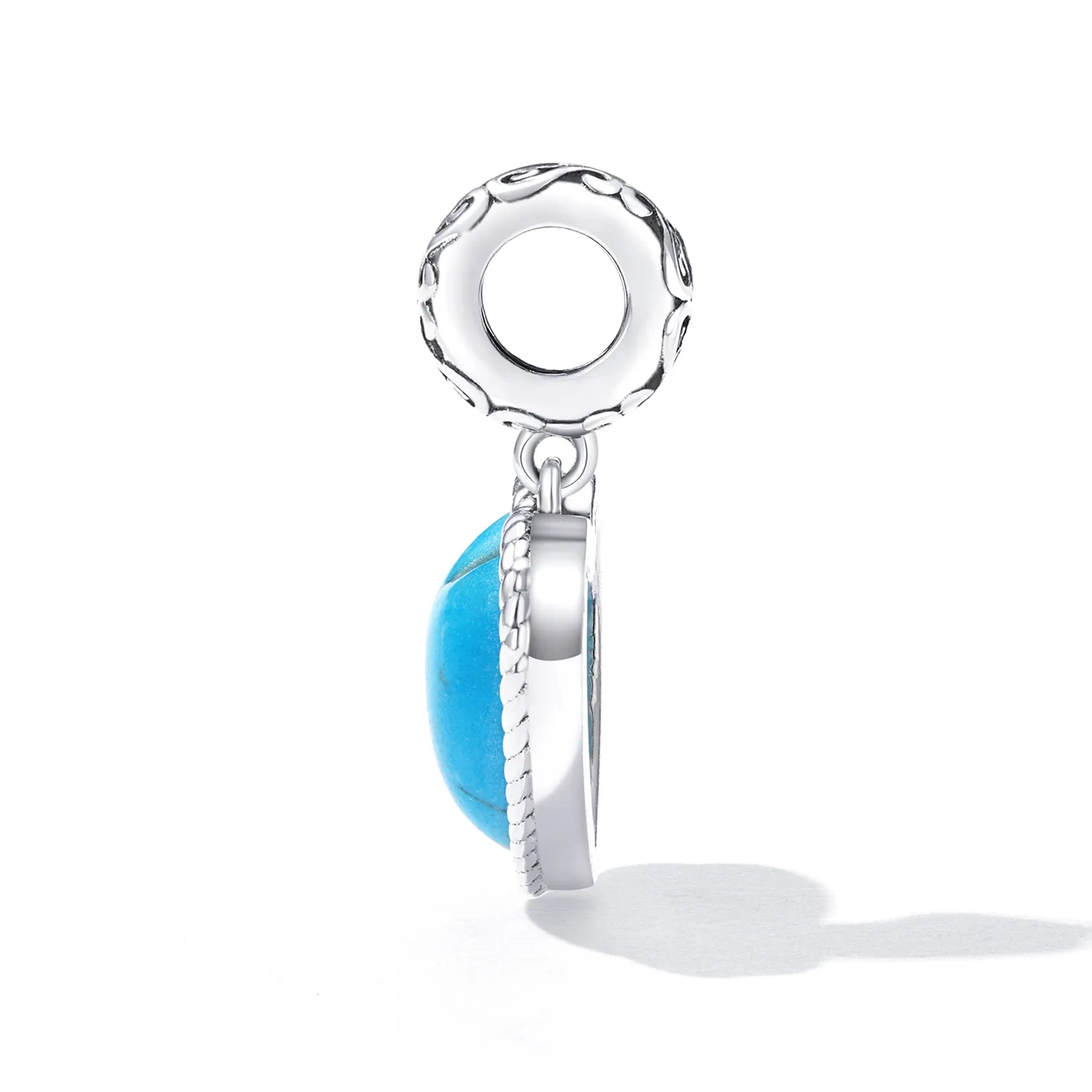 PANDORA Style Love Turquoise Dangle Charm - SCC2227