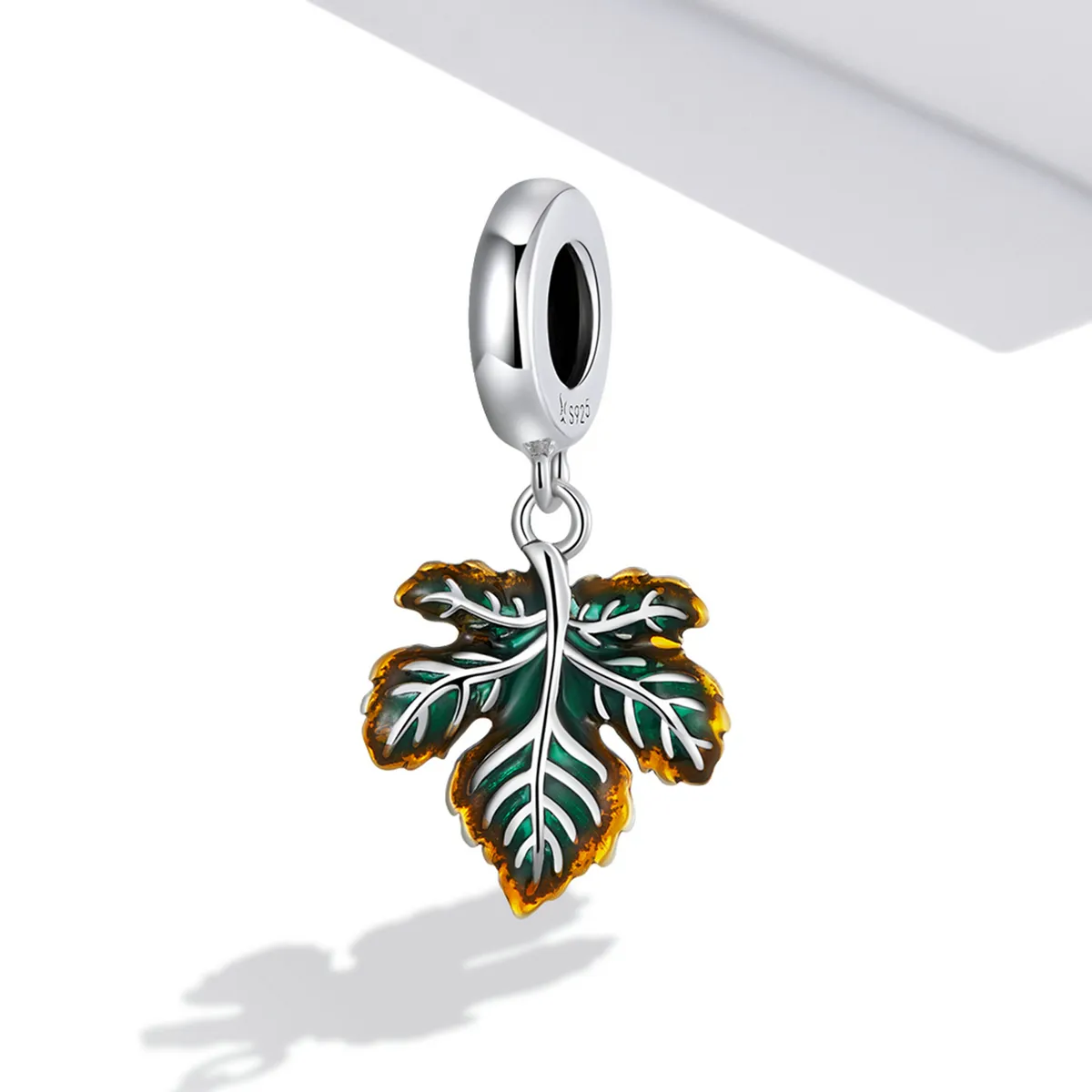 PANDORA Style Maple Leaf Dangle Charm - SCC2176