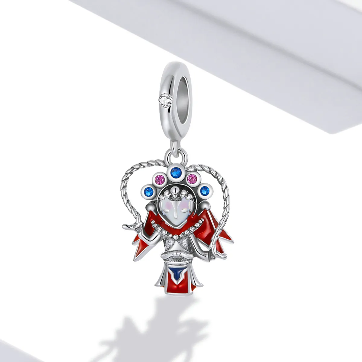 PANDORA Style Peking Opera Puppet Dangle Charm - SCC2109