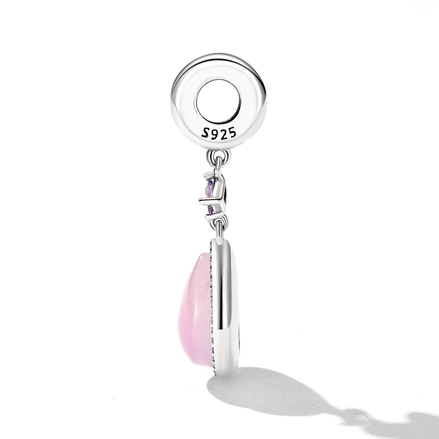 PANDORA Style Pink Water Drop Dangle Charm - SCC2272