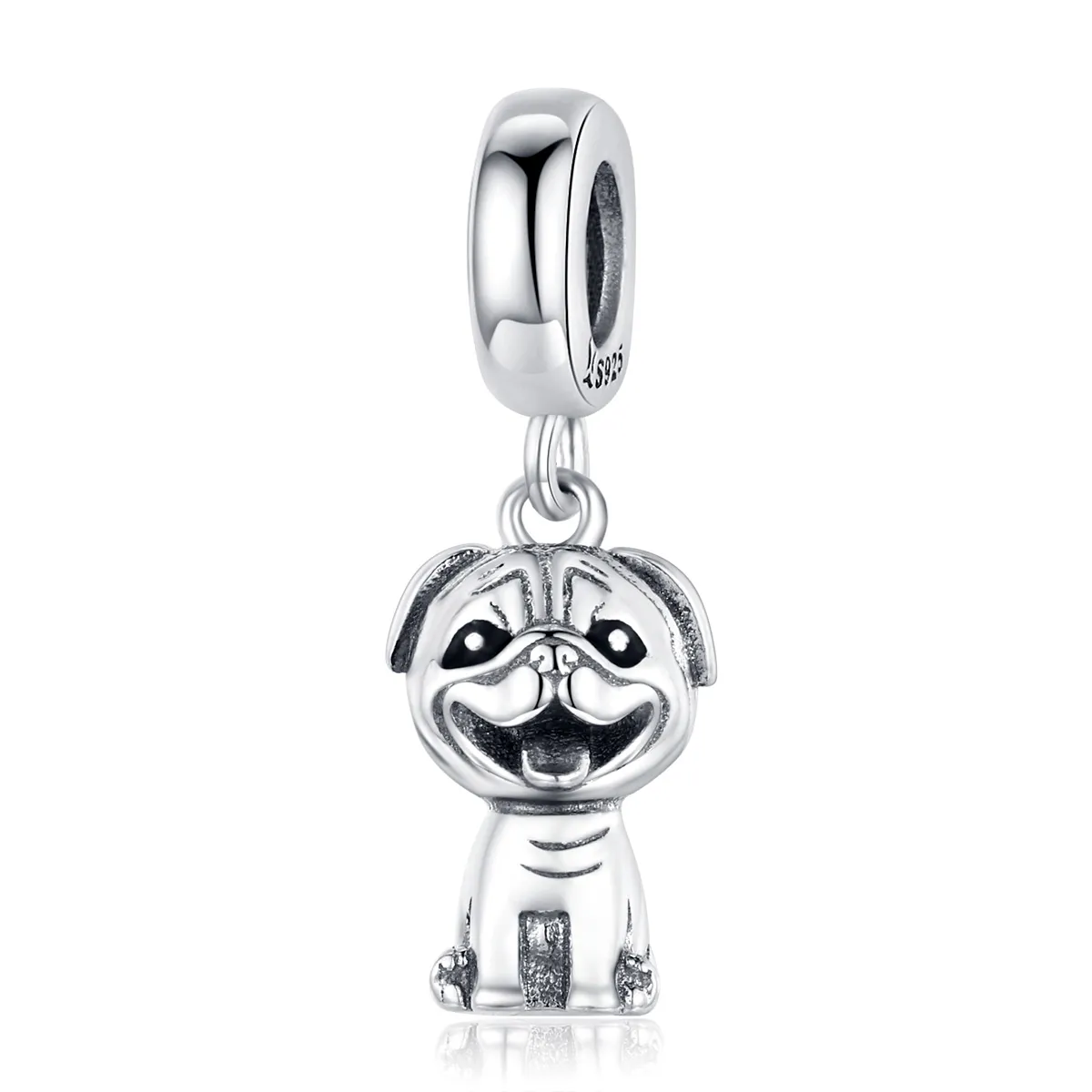 PANDORA Style Pug Dangle Charm - SCC1320