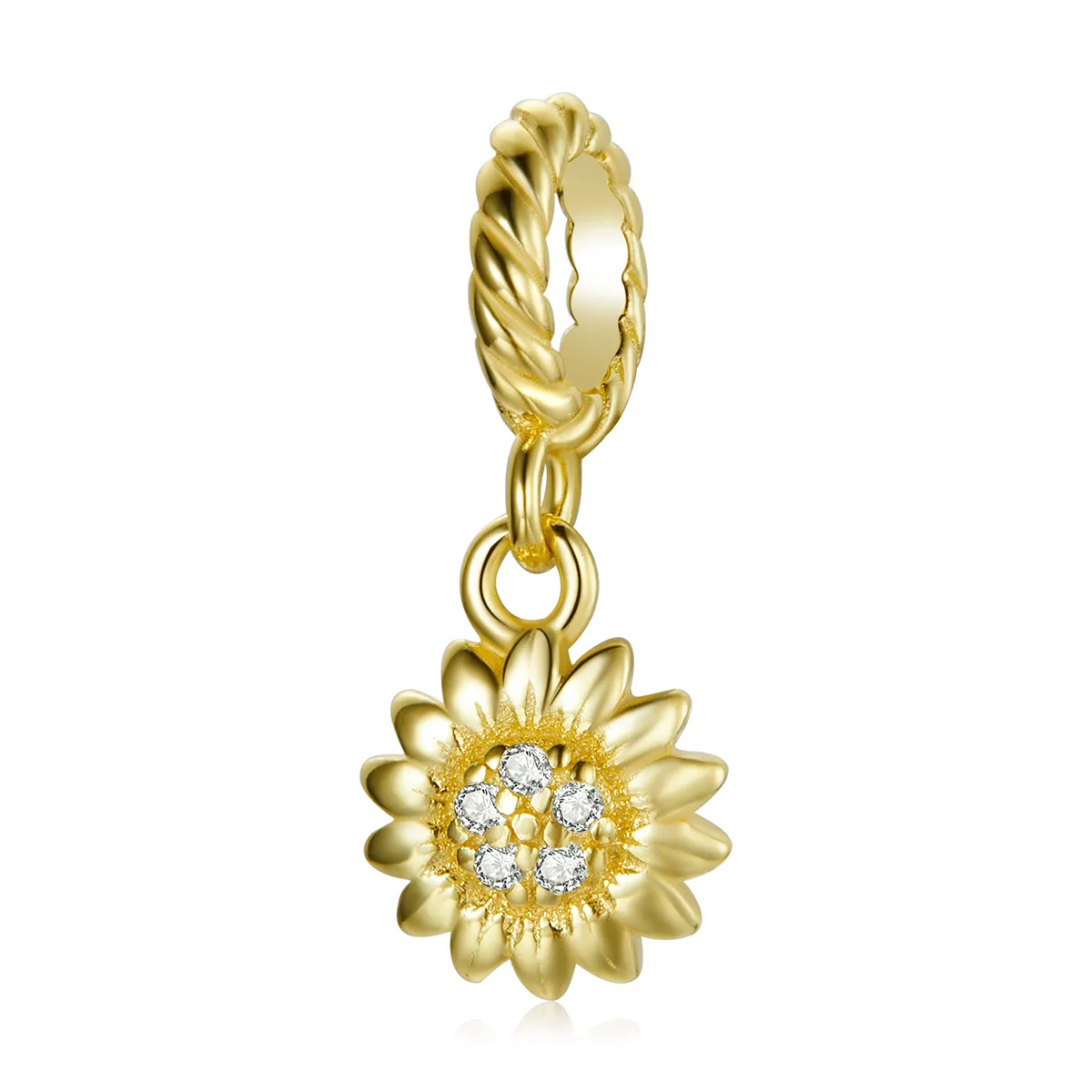 pandora style shining sun flower dangle charm bsx002 l