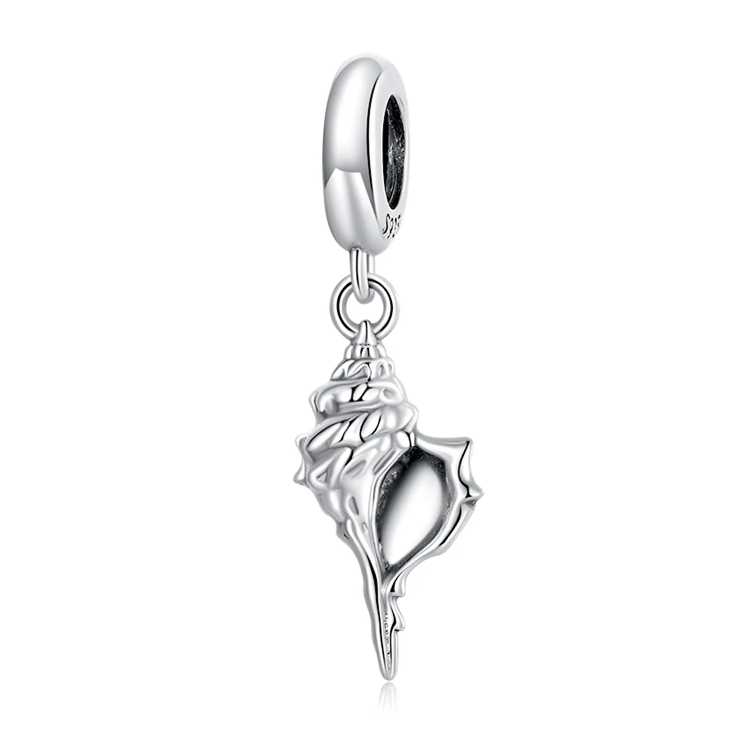 PANDORA Style Silver Conch Dangle Charm - SCC2235