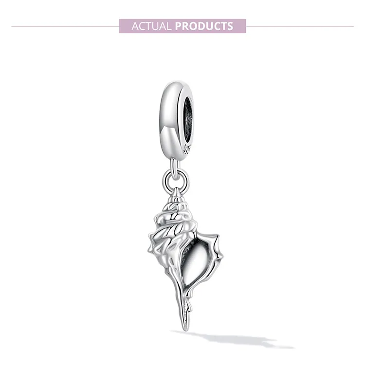 PANDORA Style Silver Conch Dangle Charm - SCC2235